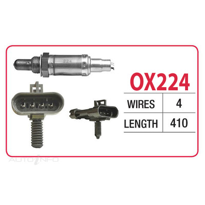 Oxygen Sensor OX224 for Holden Commodore VT VU VX 5.7L LS1 (GEN III) V8 (1999-2002)