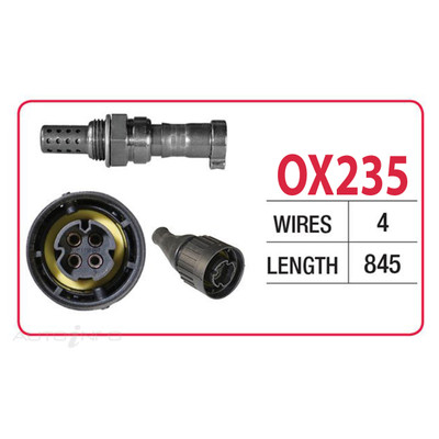 Oxygen Sensor OX235 for BMW 318i E30 1.8L M40B18ME I4 8V SOHC (1988-1991) Oxygen Sensor OX235 for BMW 318i E30 1.8L M40B18ME I4 8V SOHC (1988-1991)