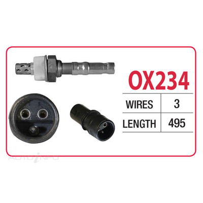 Oxygen Sensor OX234 for BMW 635CSi E24 3.4L M30B34/M30B34M I6 12V SOHC (1979-1986)