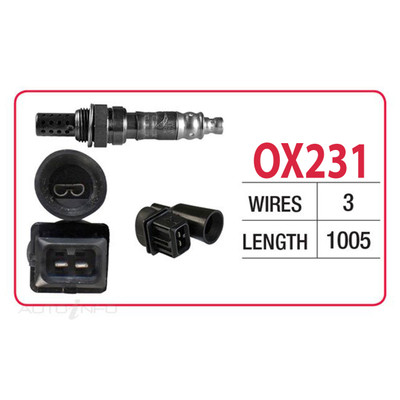 Oxygen Sensor OX231 for Saab 9000 2.3L B234I/B234L I4 16V DOHC (1990-1991) Oxygen Sensor OX231 for Saab 9000 2.3L B234I/B234L I4 16V DOHC (1990-1991)