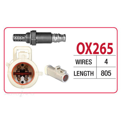 Oxygen Sensor OX265 for Ford Explorer UN/UP 4.0L V6 12V OHV/SOHC (1996-1998) Oxygen Sensor OX265 for Ford Explorer UN/UP 4.0L V6 12V OHV/SOHC (1996-1998)