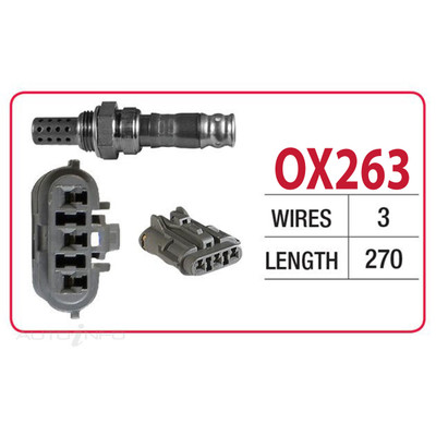 Oxygen Sensor OX263 for Hyundai Excel X3 1.5L G4EK I4 12V SOHC (1994-1997)