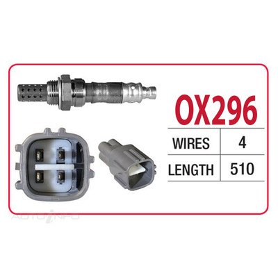 Oxygen Sensor OX296 for Toyota Echo NCP10R 1.3L 2NZFE I4 16V DOHC VVT (1999-05)
