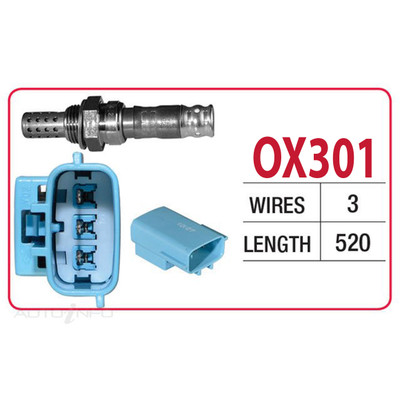 Oxygen Sensor OX301 for Nissan Patrol Y61 4.8L TD48DE I6 24V DOHC (2001-2006) Oxygen Sensor OX301 for Nissan Patrol Y61 4.8L TD48DE I6 24V DOHC (2001-2006)