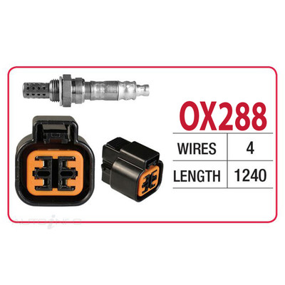 Oxygen Sensor OX288 for Mitsubishi Pajero NF/NG 3.0L 6G72 V6 12V SOHC (1988-90)