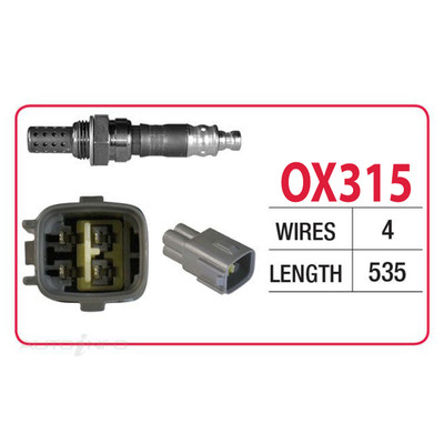 Oxygen Sensor OX315 for Toyota Celica ZZT 1.8L 1ZZFE/2ZZFE I4 16V DOHC (1999-2006)