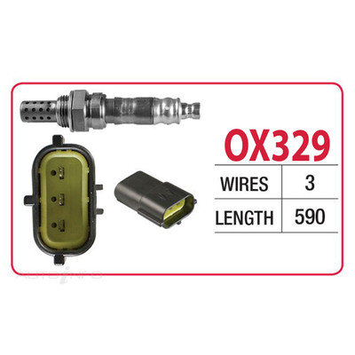 Oxygen Sensor OX329 for Ford Laser KJ 1.6L B6 I4 16V DOHC (1994-1995) Oxygen Sensor OX329 for Ford Laser KJ 1.6L B6 I4 16V DOHC (1994-1995)