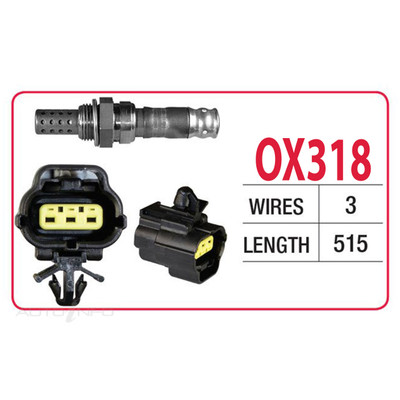 Oxygen Sensor OX318 for Mazda 121 Metro DW 1.3L B3M1 I4 16V SOHC (1996-2002)