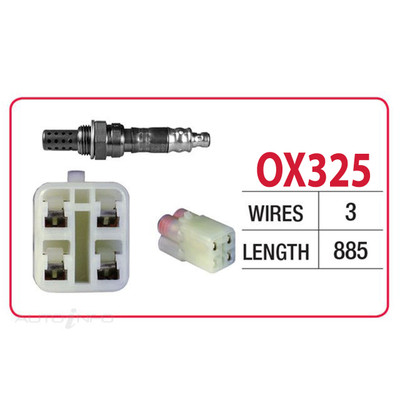 Oxygen Sensor OX325 for Subaru Outback BG B11 2.5L EJ25D F4 16V DOHC (1996-1998)
