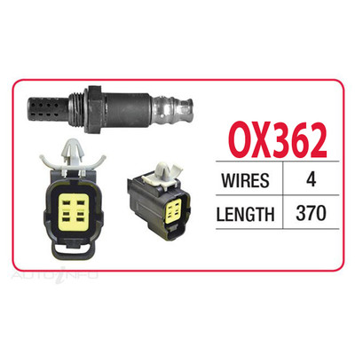 Oxygen Sensor OX362 for Mazda 323 BJ 1.8L FPDE I4 16V 92kW DOHC (1998-2003) Oxygen Sensor OX362 for Mazda 323 BJ 1.8L FPDE I4 16V 92kW DOHC (1998-2003)