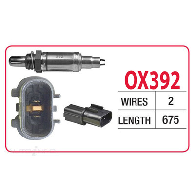Oxygen Sensor OX392 for Mitsubishi Triton MK 2.4L 4G64 I4 16V 97kW (1996-Aug 2003) Oxygen Sensor OX392 for Mitsubishi Triton MK 2.4L 4G64 I4 16V 97kW (1996-Aug 2003)