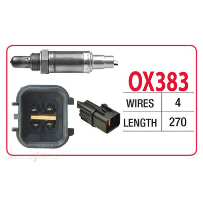 Oxygen Sensor OX383 for Hyundai Sonata EF 2.5L G6BV V6 24V 127kW (1998-2000)