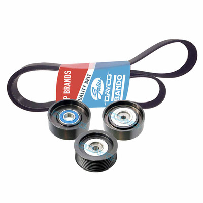 Mitsubishi Pajero 3.8L V6 NP NS Gates Belt & Nuline Pulley Kit WBPK55N