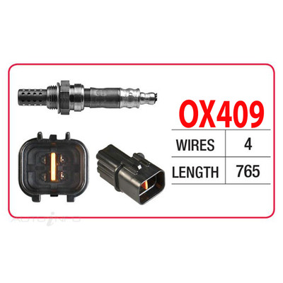 Oxygen Sensor OX409 for Mitsubishi Triton ML 3.5L 6G74 V6 24V 135kW (2008-2009)