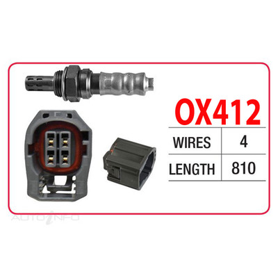 Oxygen Sensor OX412 for Mazda 3 BK 2.0L LFDE I4 DOHC VVT (2006-2009)