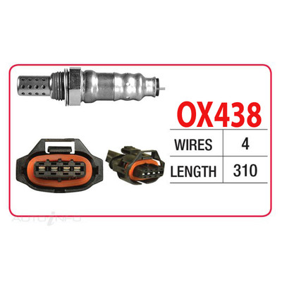 Oxygen Sensor OX438 for Holden Commordore VE 3.6L LE0/LY7/LTT V6 (2009-Apr 2013)