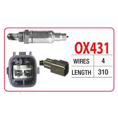 Oxygen Sensor OX431 for Toyota Landcruiser UZJ100R 4.7L 2UZFE V8 (1998-2007) Oxygen Sensor OX431 for Toyota Landcruiser UZJ100R 4.7L 2UZFE V8 (1998-2007)