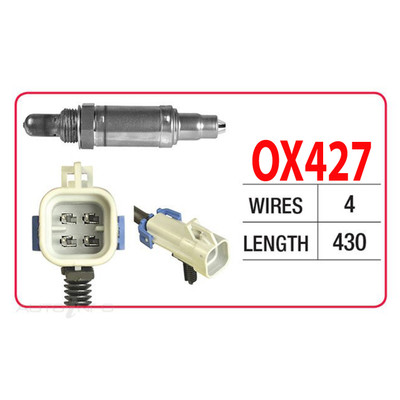Oxygen Sensor OX427 for Holden Commodore VZ/VE 6.0L L76/L77/L98 V8 (2004-2015) Oxygen Sensor OX427 for Holden Commodore VZ/VE 6.0L L76/L77/L98 V8 (2004-2015)