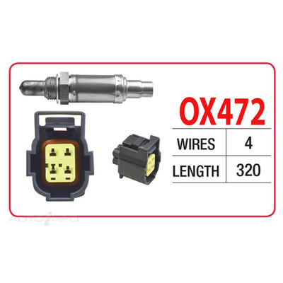 Oxygen Sensor OX472 for Jeep Cherokee KJ 3.7L EKG V6 12V 155kW (Sep 2001-2004)