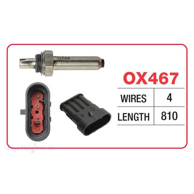 Oxygen Sensor OX467 for Holden Astra TS 1.8L X18XE1 I4 16V (Sep 1998-Dec 2000)