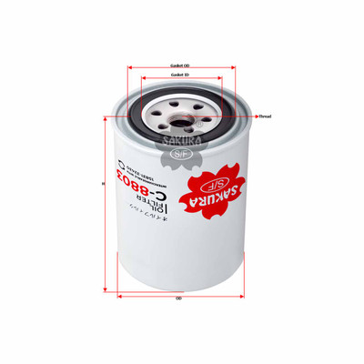 Sakura Oil Filter C-8803