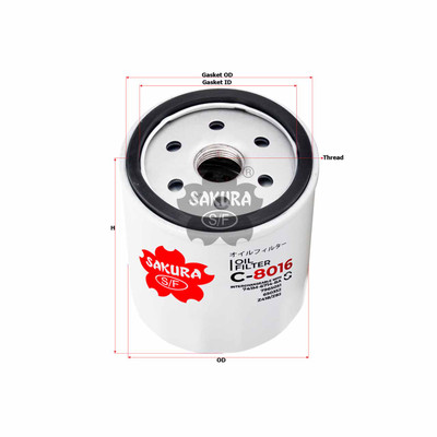 Sakura Oil Filter C-8016