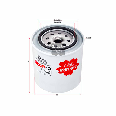 Sakura Oil Filter C-8020