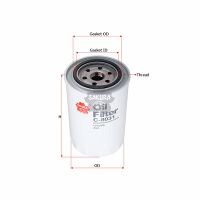 Sakura Oil Filter C-8031