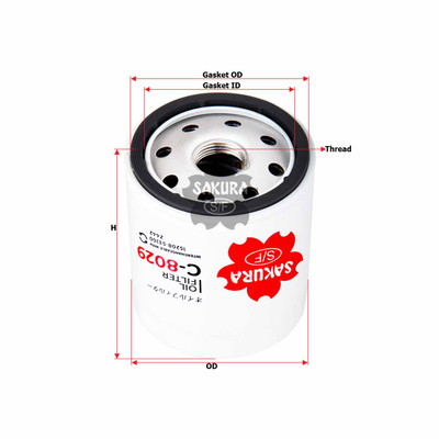Sakura Oil Filter C-8029