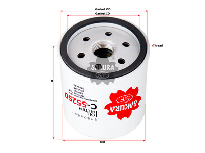 Sakura Oil Filter C-55250