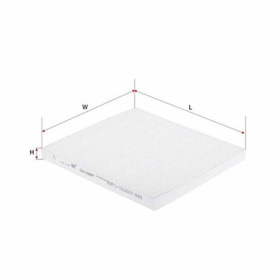 Sakura Cabin Air Filter CA-2807 Cross Reference: P87901F200A / RCA185P
