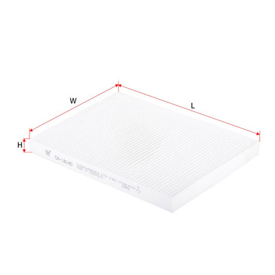 Sakura Cabin Air Filter CA-18140 Cross Reference: WACF0206 / RCA278C