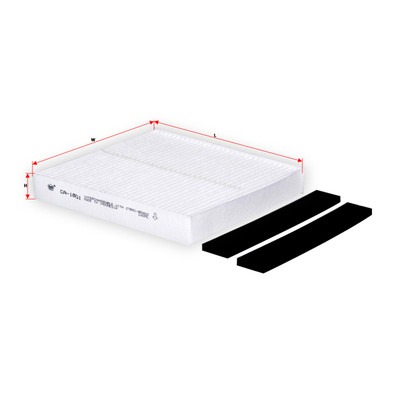 Sakura Cabin Air Filter CA-1801 Cross Reference:  RCA113P/ RCA215P