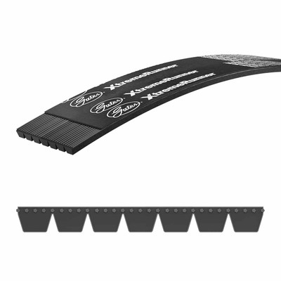 Gates Xtreme Runner Drive Belt for Nissan Navara 2.5L Turbo Diesel D40 (Dec 2005-Oct 2015)