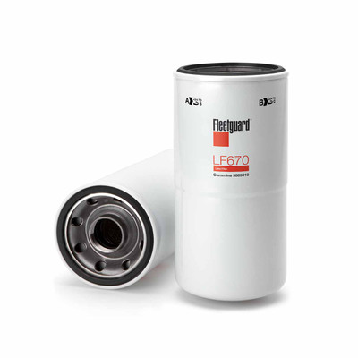 LF670 Fleetguard Oil Filter Spin-On for Freightliner FLT Ford Cargo 9000 Case IH