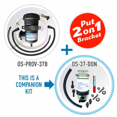 Isuzu D-MAX MU-X 4JJ1-TCX 3.0L TD 2012-16 Donaldson Pre-Filter Companion Kit