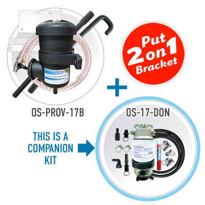 Nissan Navara 2015-21 2.3L ST NP300 4x4 YS23 DOHC Donaldson Pre-Filter Companion Kit OS-17-DON