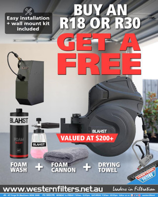 BLAHST R30 Wall-Mounted Retractable Pressure Washer