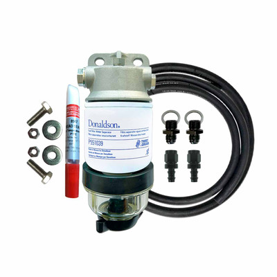 Universal Diesel Pre-Filter 10mm (3/8") Kit 15 micron - WF Donaldson OS-10MM-DON