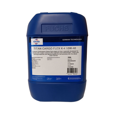 ***PICKUP ONLY: Fuchs Premium Engine Oil 5126020 Titan Cargo Flex K-4 SAE 10W-40 20L
