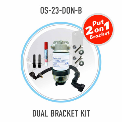 Ford Ranger PX1 3.2L 2011-16 2.2L 2011-15 Mazda BT50 2011-20 Donaldson Pre-Filter DUAL Bracket Kit OS-23-DON-B