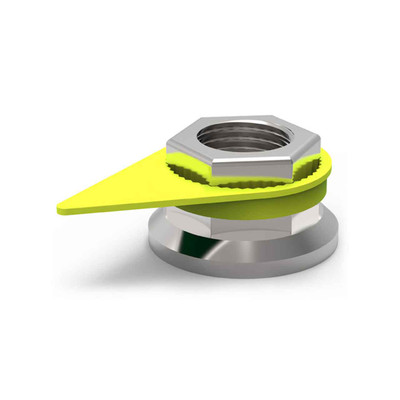 CP24Y Checkpoint Wheel Nut indicator 24mm (10 Pack)
