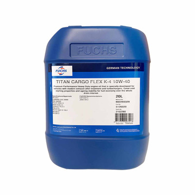 ***PICKUP ONLY: Fuchs Premium Engine Oil 5126020 Titan Cargo Flex K-4 SAE 10W-40 20L