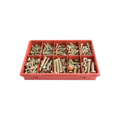 102.345 Yellow Zinc Plated Metric Hi-Tensile Bolts & Nuts - Jamec Pem Trade Pack