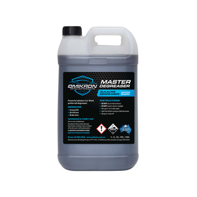 ***PICKUP ONLY: Master Degreaser - Powerful Alkaline Degreaser used in Car Washes 5L Omikron