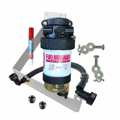 Ford Everest 2015-22 Ranger 2015-22 PX2 PX3 3.2L Fuel Manager Pre-Filter DUAL Bracket Kit 20-FMB
