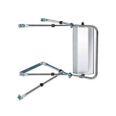 West Coast Style Complete Mirror Head Kit | High Polish Aluminium or Black