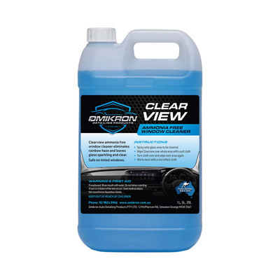 Clear View - Ammonia Free Glass and Window Cleaner 5L Omikron