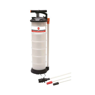 Alemlube Manual Waste Oil Extractor 6.5L – Portable Self-Contained with 3 Probes