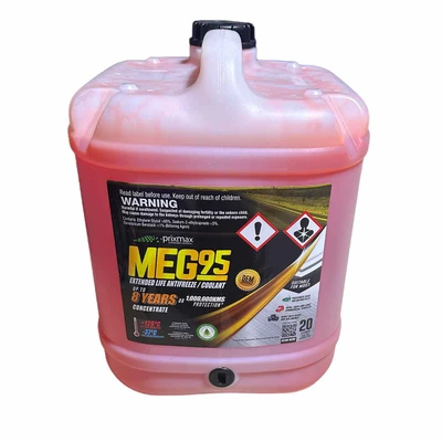 PrixMax MEG95 Extended Life Antifreeze / Coolant Concentrate 20L – MEG95-P20
